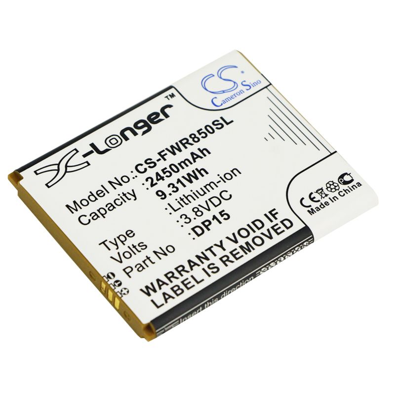 Li-ion Battery fits Franklin Wireless, R850, Franklin Wireless 3.8V, 2450mAh Hotspot Cameron Sino Technology Limited