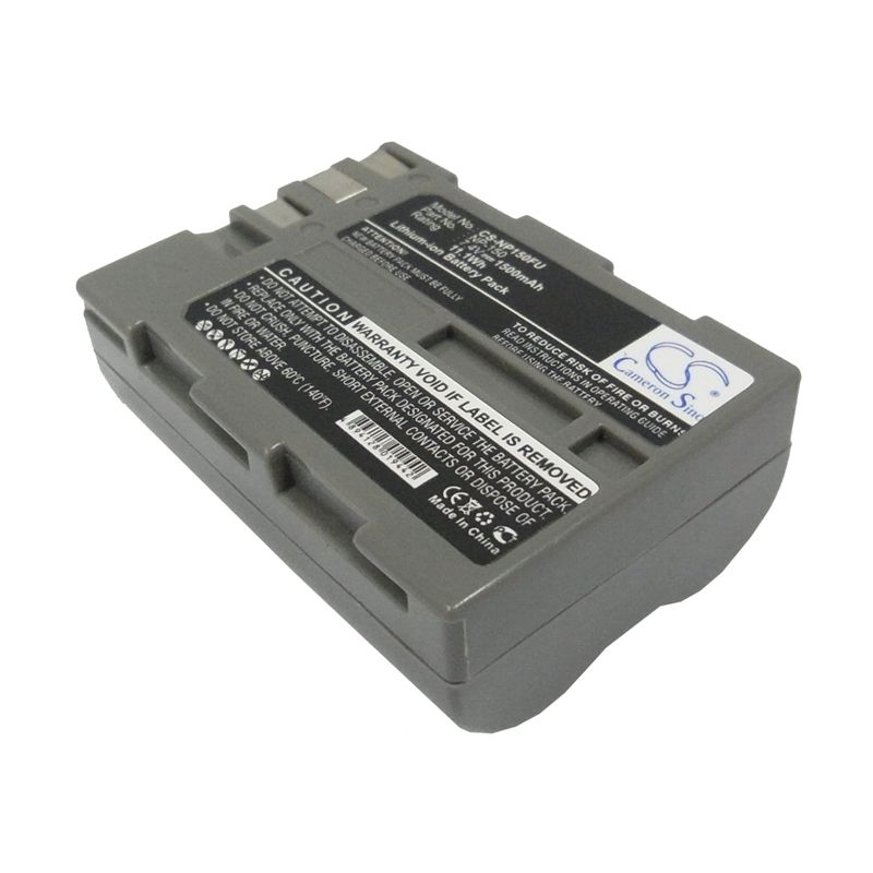 Li-ion Battery fits Fujifilm, Bc-150, Finepix S5 Pro, Is Pro 7.4V, 1500mAh Camera Cameron Sino Technology Limited