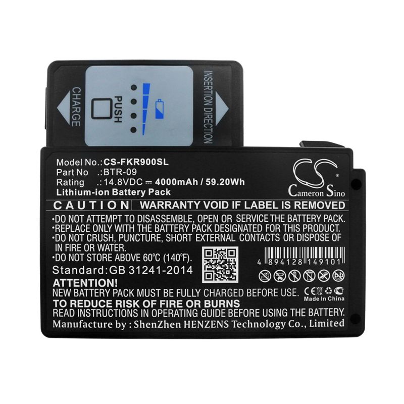 Li-ion Battery fits Fujikura, Fsm-601s, Fsm-602s 14.8V, 4000mAh Equipment & Survey & Test Cameron Sino Technology Limited