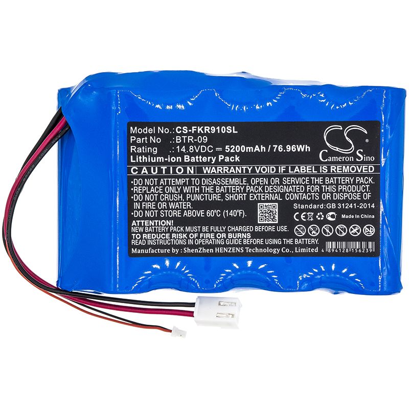 Li-ion Battery fits Fujikura, Fsm-601s, Fsm-602s 14.8V, 5200mAh Equipment & Survey & Test Cameron Sino Technology Limited