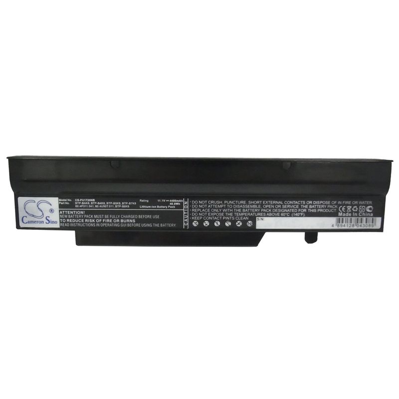 Li-ion Battery fits Fujitsu, amilo Li1718, amilo Li1720, amilo Li2727 11.1V, 4400mAh Notebook & Laptop Cameron Sino Technology Limited