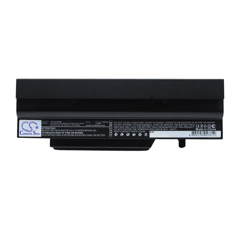 Li-ion Battery fits Fujitsu, amilo Pro V3405, amilo Pro V3505, amilo Pro V3525 11.1V, 6600mAh Notebook & Laptop Cameron Sino Technology Limited