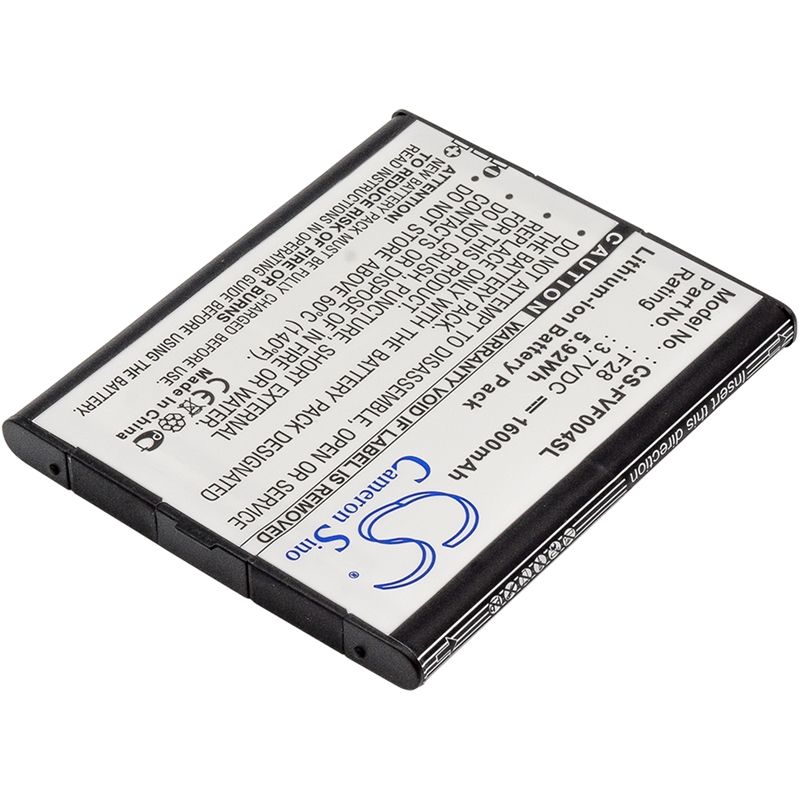Li-ion Battery fits Fujitsu, arrows v, arrows v f-04e, arrows x f-02e 3.7V, 1600mAh Mobile & SmartPhone Cameron Sino Technology Limited