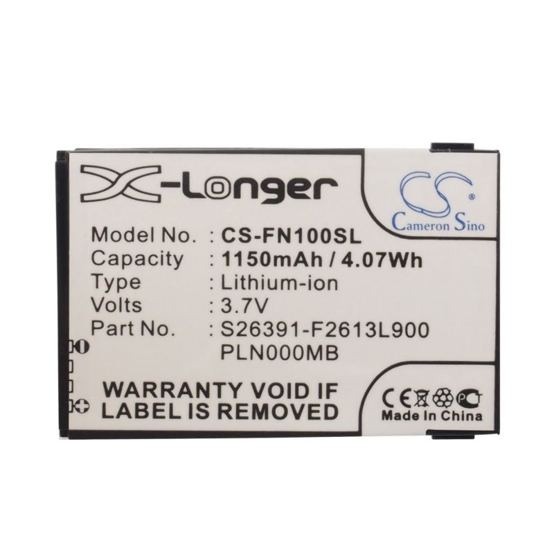 Li-ion Battery fits Fujitsu, Pocket Loox N100, Pocket Loox N110 3.7V, 1100mAh Computer Cameron Sino Technology Limited