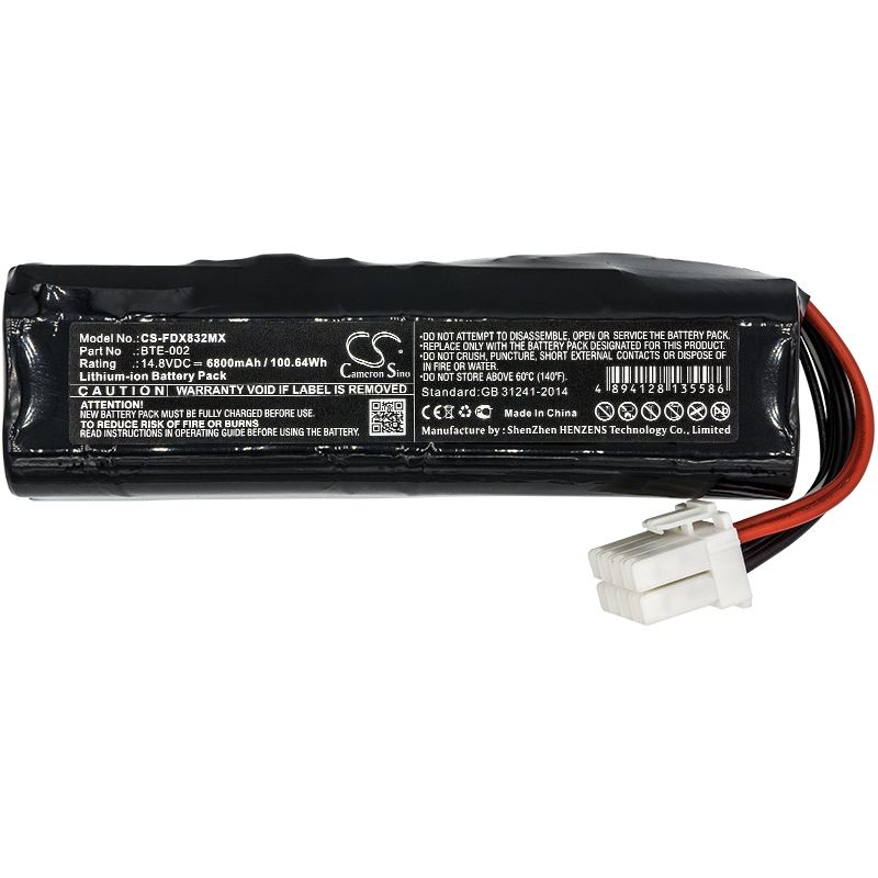Li-ion Battery fits Fukuda, Denshi Fx-8322 Ecg, Denshi Fx-8322r, Fcp-8321 14.8V, 6800mAh Medical Cameron Sino Technology Limited