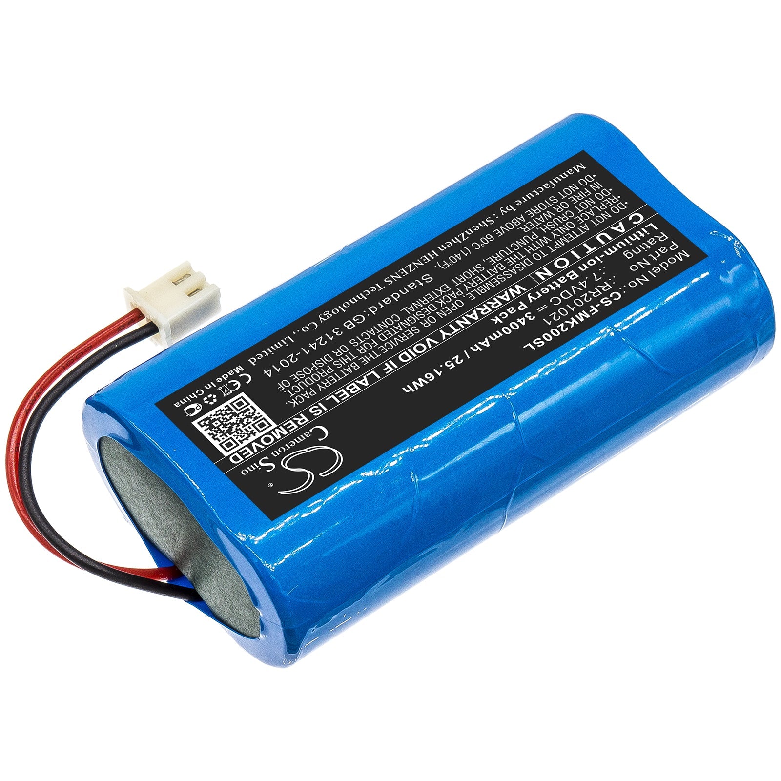 Li-ion Battery fits Fusion, Rr201021 7.4V, 3400mAh Equipment & Survey & Test Cameron Sino Technology Limited