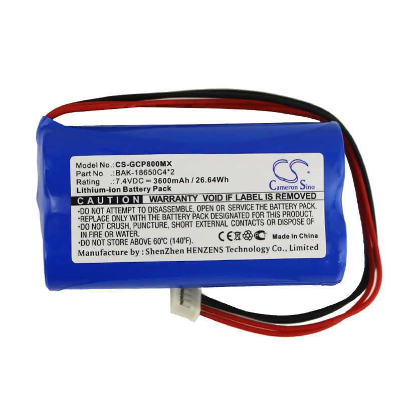 Li-ion Battery Fits G-care, Sp-800, G-care 7.4v, 3600mah Medical Cameron Sino Technology Limited