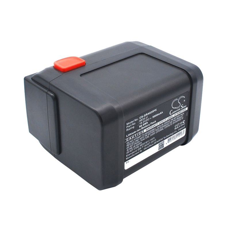 Li-ion Battery Fits Gardena, 48-li, 8840, 8841 18.0v, 5000mah Gardening Tools Cameron Sino Technology Limited