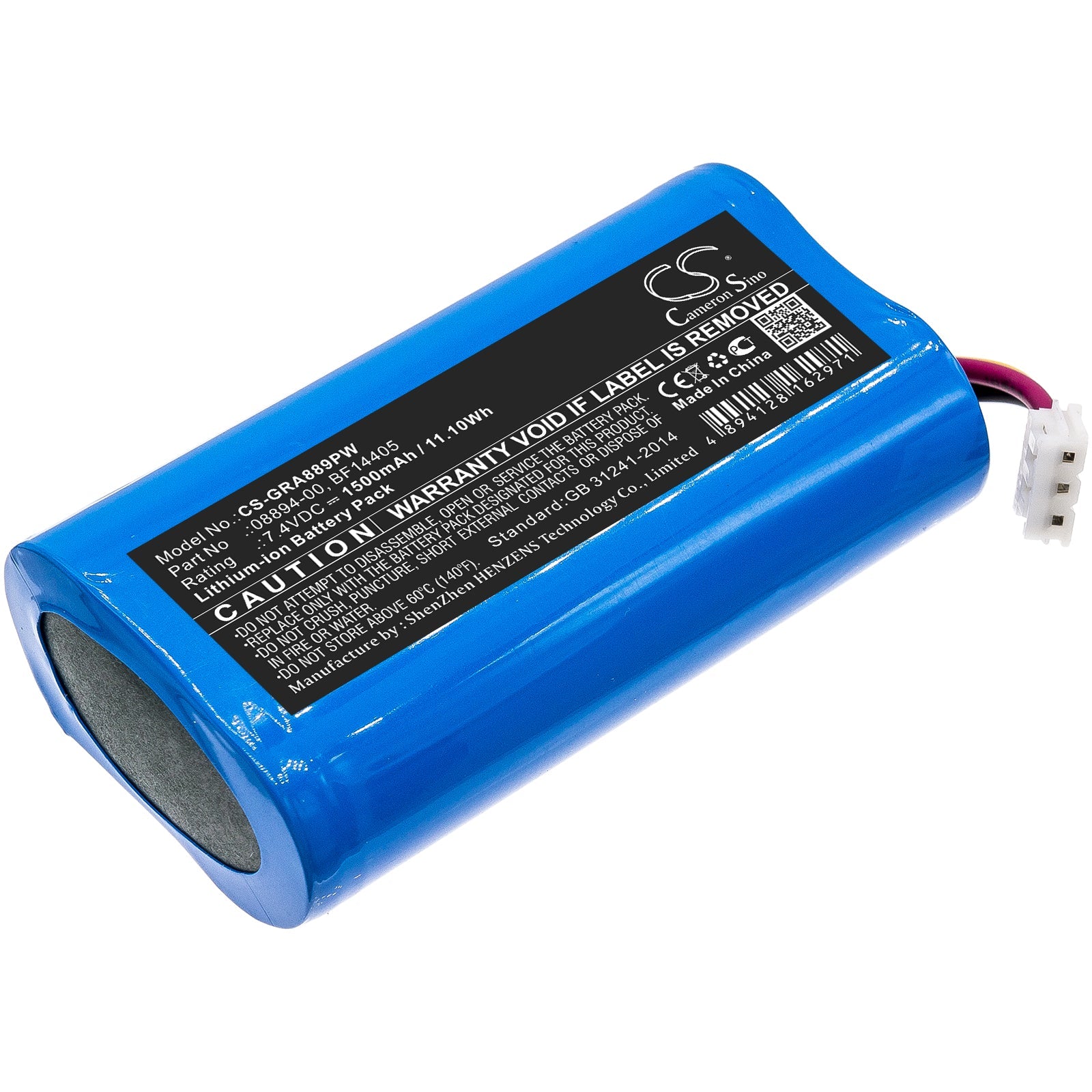 Li-ion Battery fits Gardena, Comfortcut 8893, Comfortcut 8895 7.4V, 1500mAh Gardening Tools Cameron Sino Technology Limited