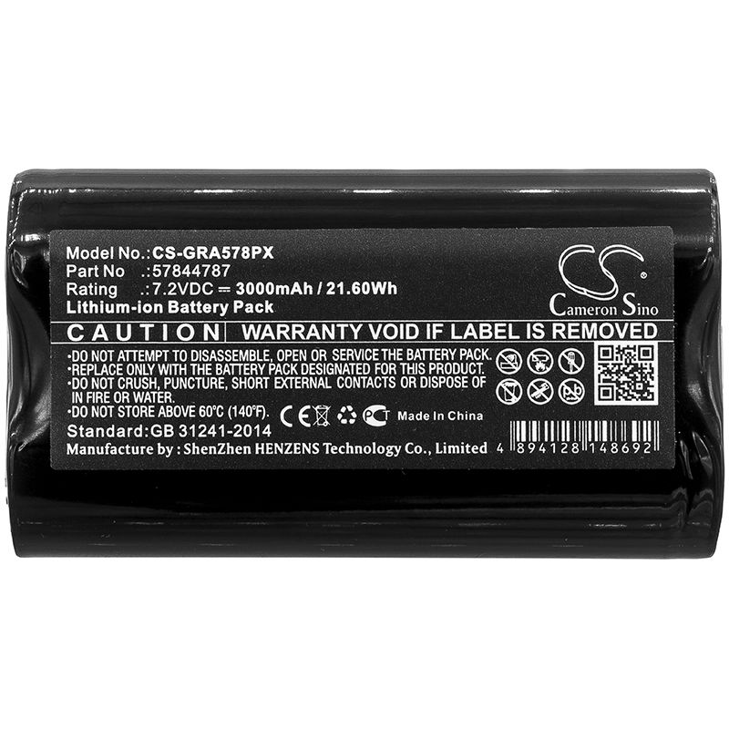 Li-ion Battery fits Gardena, Groom Barber 7.2V, 3000mAh Gardening Tools Cameron Sino Technology Limited