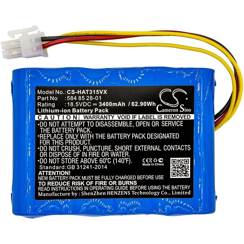 Li-ion Battery Fits Gardena, R100li, R130li, R160li 2016 18.5v, 3400mah Lawn Mowers Cameron Sino Technology Limited