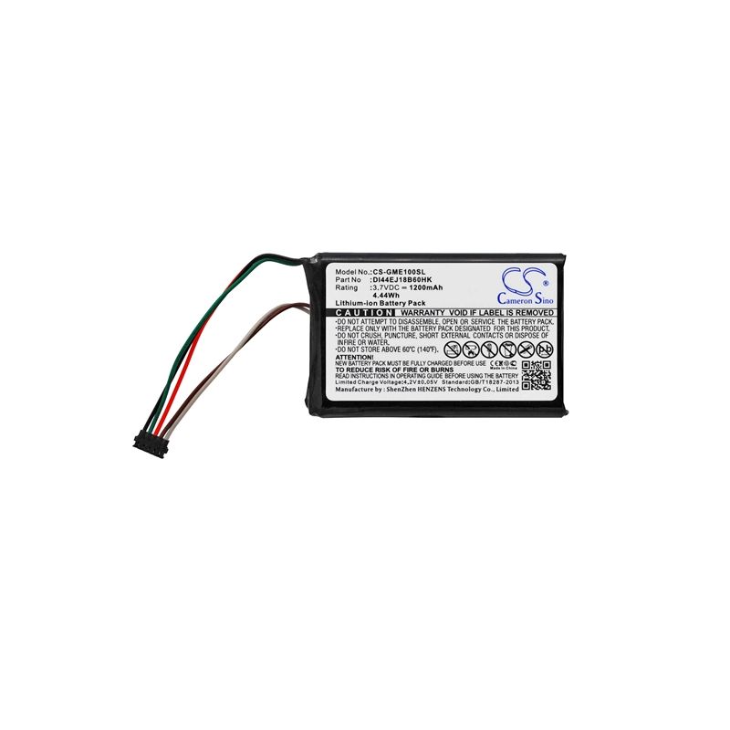 Li-ion Battery Fits Garmin, 010-01161-00, Edge 1000 3.7v, 1200mah GPS & Navigator Cameron Sino Technology Limited