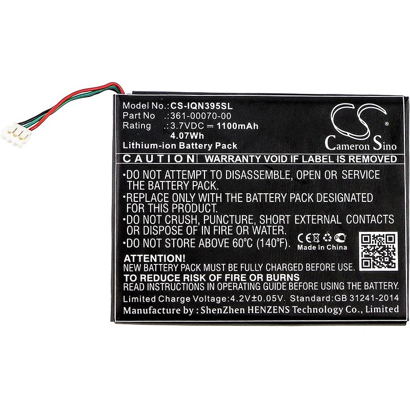Li-ion Battery Fits Garmin, 3597lmt, Nuvi 3597, Nuvi 3597lmthd 3.7v, 700mah GPS & Navigator Cameron Sino Technology Limited