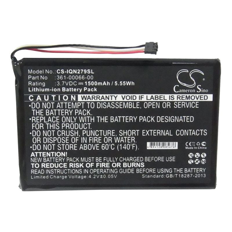 Li-ion Battery Fits Garmin, Dezl 760lmt, Dezl 760lmt-d, Nuvi 2757 3.7v, 1500mah GPS & Navigator Cameron Sino Technology Limited