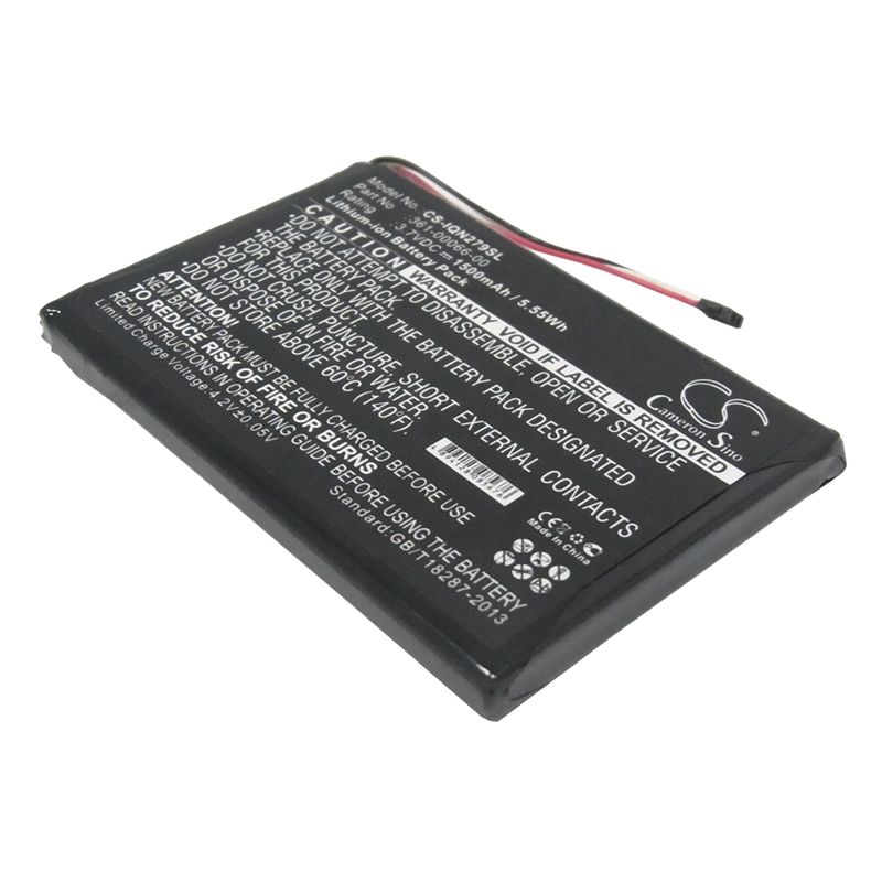 Li-ion Battery Fits Garmin, Dezl 760lmt, Dezl 760lmt-d, Nuvi 2757 3.7v, 1500mah GPS & Navigator Cameron Sino Technology Limited