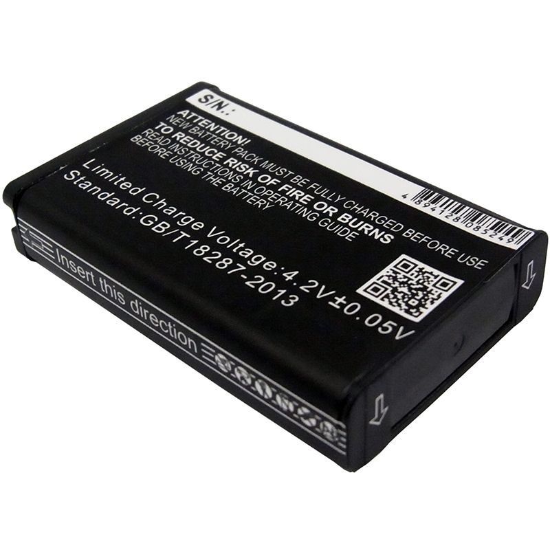 Li-ion Battery fits Garmin, E1gr, E1grvirbelite, E2gr 3.7V, 1800mAh Camera Cameron Sino Technology Limited