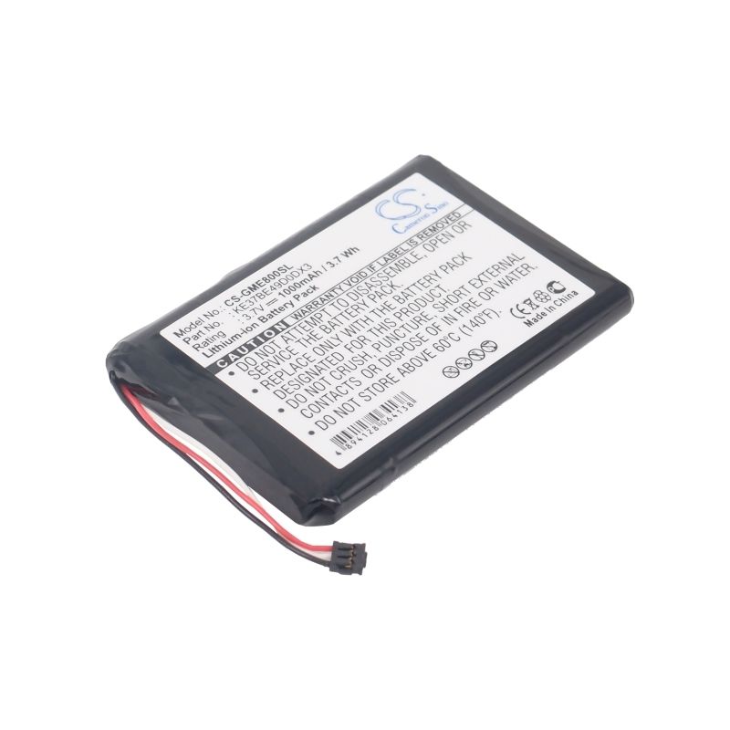 Li-ion Battery Fits Garmin, Edge 800, Edge 810 3.7v, 1000mah GPS & Navigator Cameron Sino Technology Limited