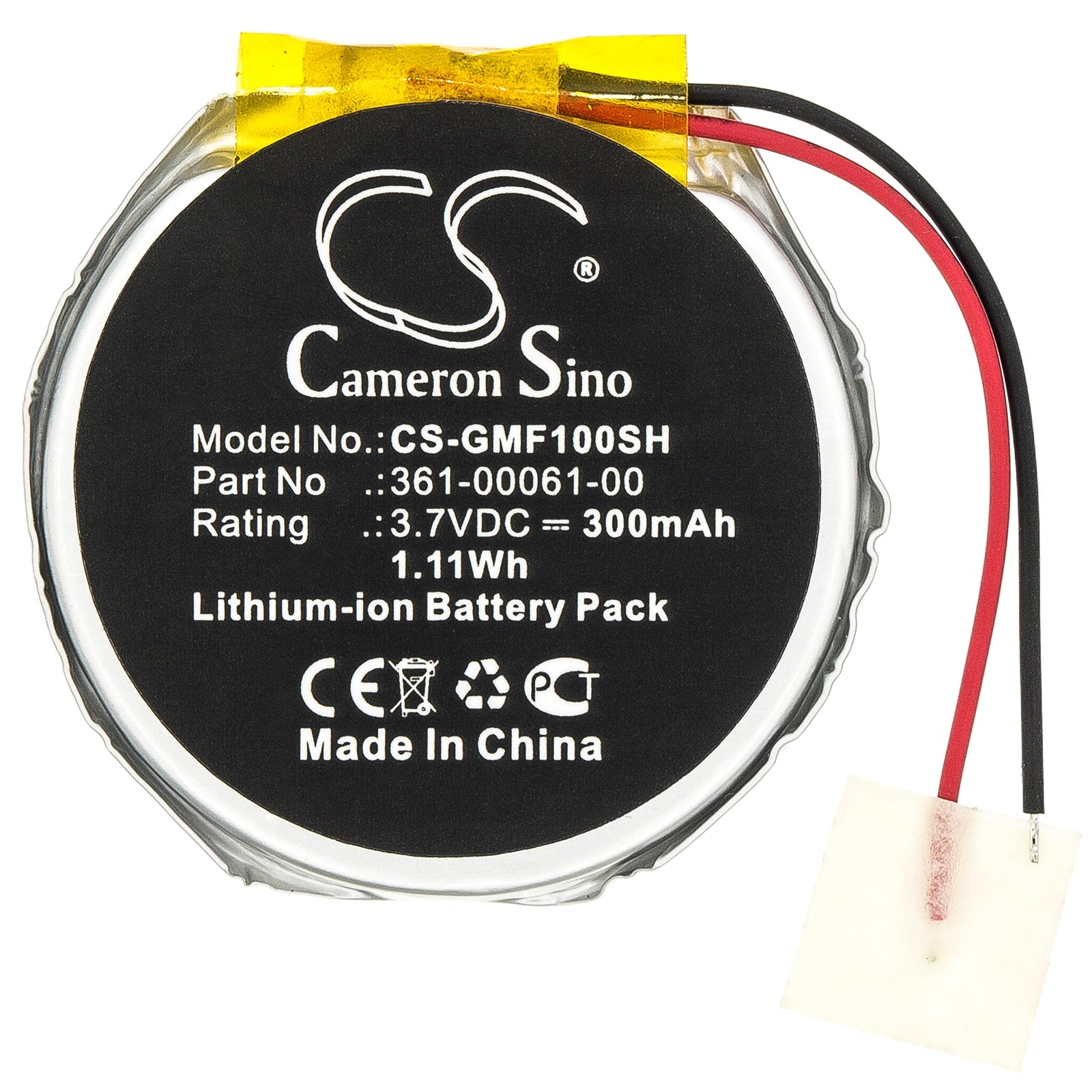 Li-ion Battery fits Garmin, Fenix 1, Fenix 2 3.7V, 450mAh Smartwatch Cameron Sino Technology Limited