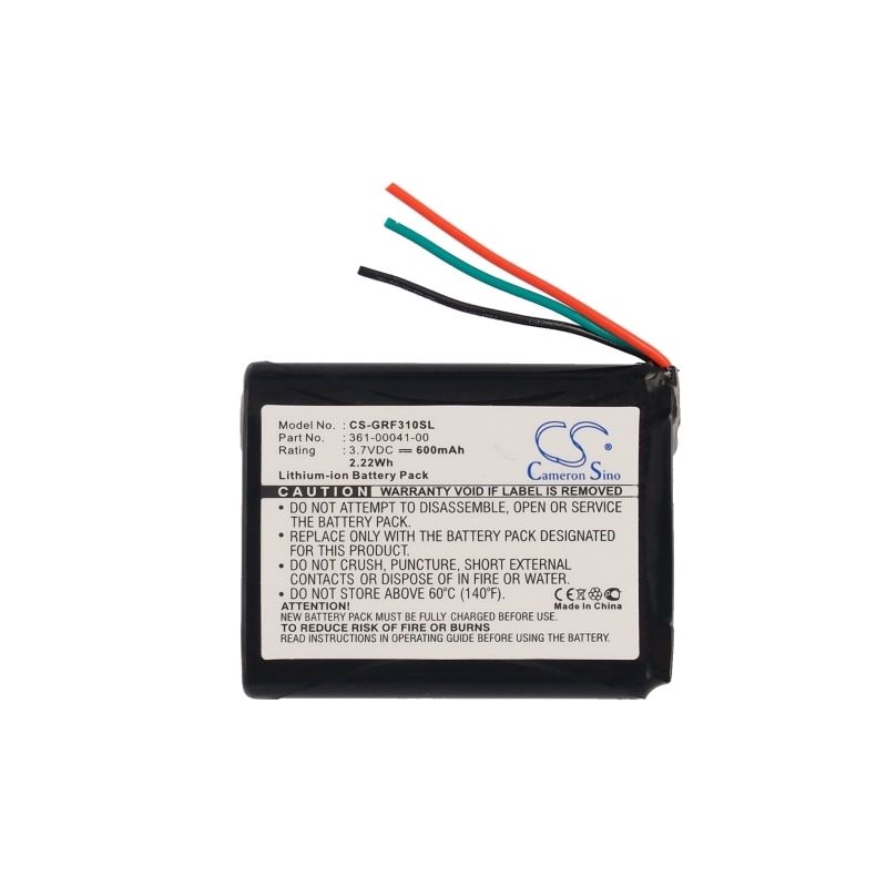 Li-ion Battery fits Garmin, Forerunner 310xt 3.7V, 600mAh GPS & Navigator Cameron Sino Technology Limited