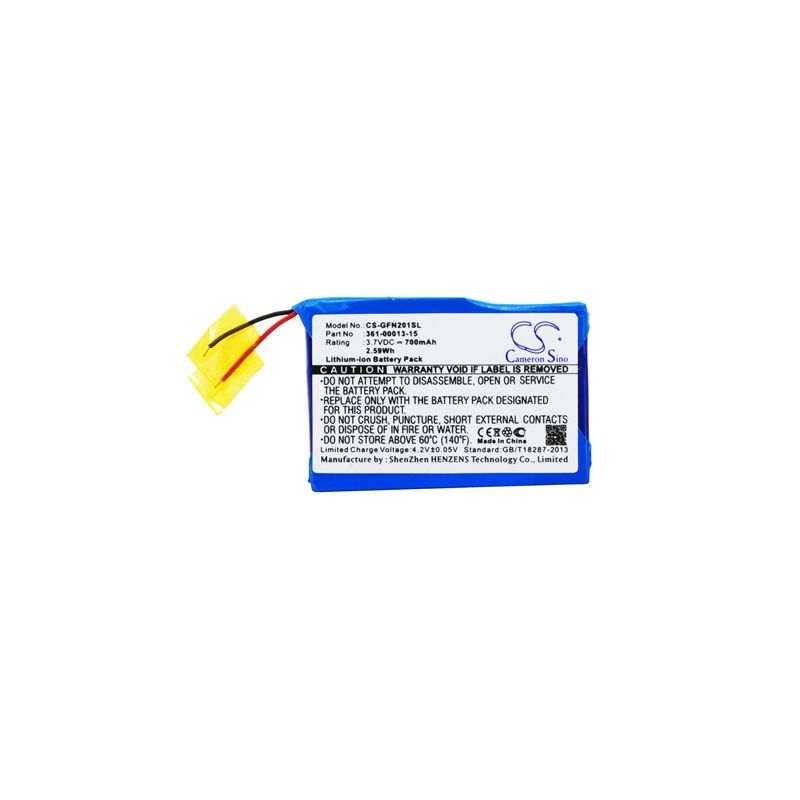 Li-ion Battery Fits Garmin, Foretrex 101, Foretrex 201 3.7v, 700mah GPS & Navigator Cameron Sino Technology Limited