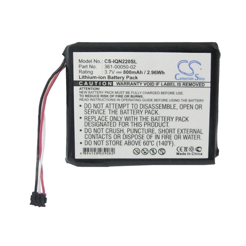 Li-ion Battery Fits Garmin, Nuvi 2200, Nuvi 2200lt, Nuvi 2240 3.7v, 800mah GPS & Navigator Cameron Sino Technology Limited