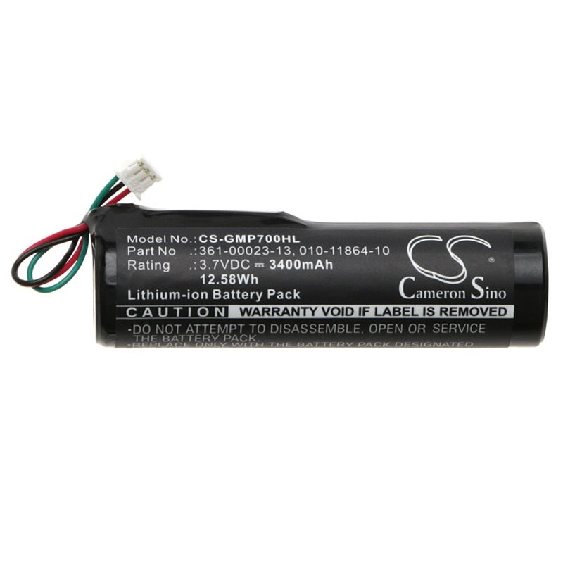 Li-ion Battery Fits Garmin, Pro 550 Handheld, Pro 70 Dog Transmitter, Pro 70 Handheld 3.7v, 3400mah Dog Collar Cameron Sino Technology Limited