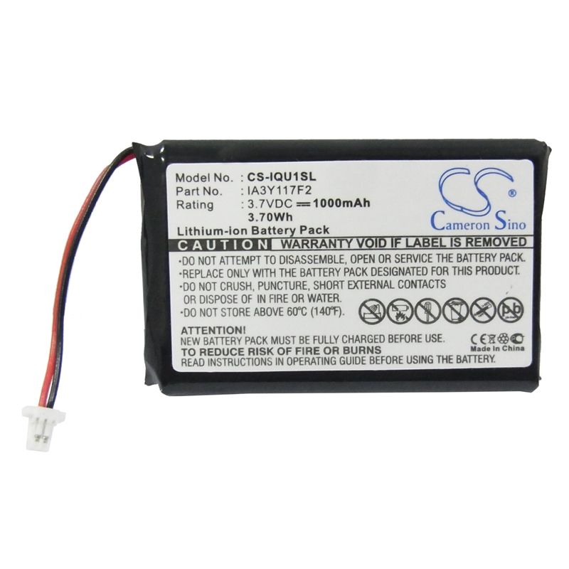 Li-ion Battery Fits Garmin, Quest 3.7v, 1000mah GPS & Navigator Cameron Sino Technology Limited