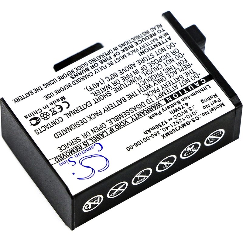 Li-ion Battery Fits Garmin, Virb 360 3.8v, 1250mah Home Electronics Cameron Sino Technology Limited (Suspended)