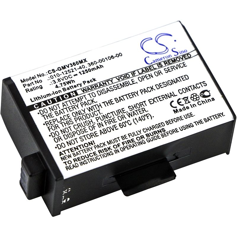 Li-ion Battery Fits Garmin, Virb 360 3.8v, 1250mah Home Electronics Cameron Sino Technology Limited (Suspended)