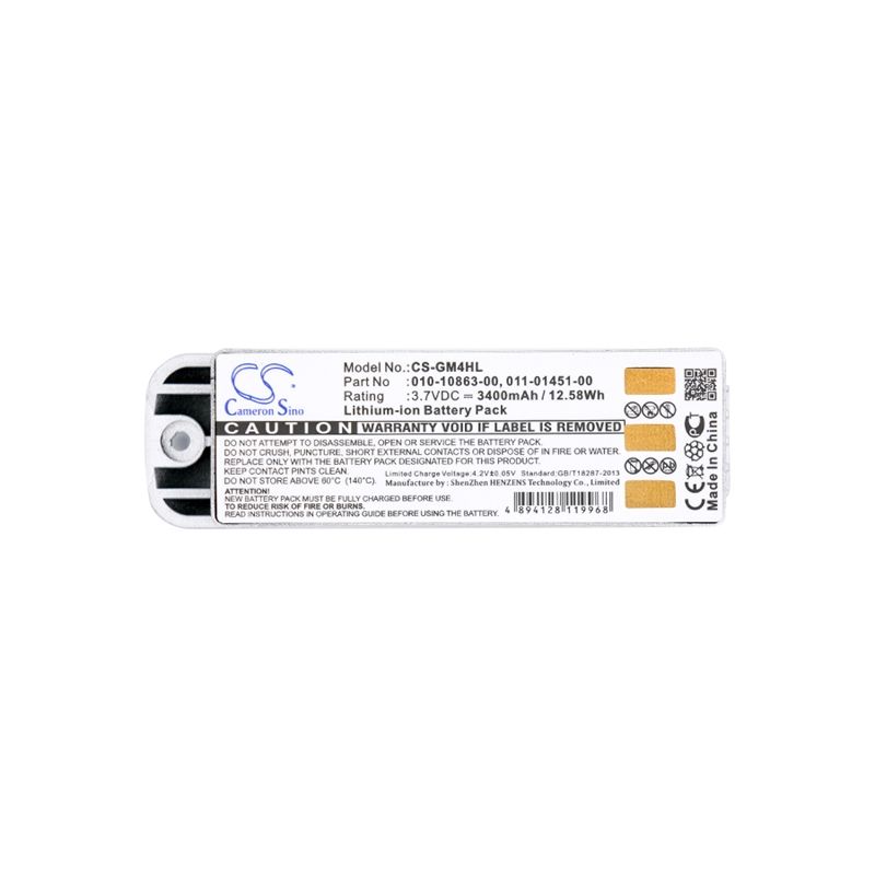 Li-ion Battery Fits Garmin, Zumo 400, Zumo 450, Zumo 500 3.7v, 3400mah GPS & Navigator Cameron Sino Technology Limited