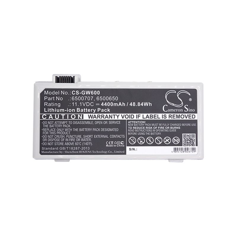 Li-ion Battery fits Gateway, solo 600, solo 600l, solo 600yg2 11.1V, 4400mAh Computer Cameron Sino Technology Limited