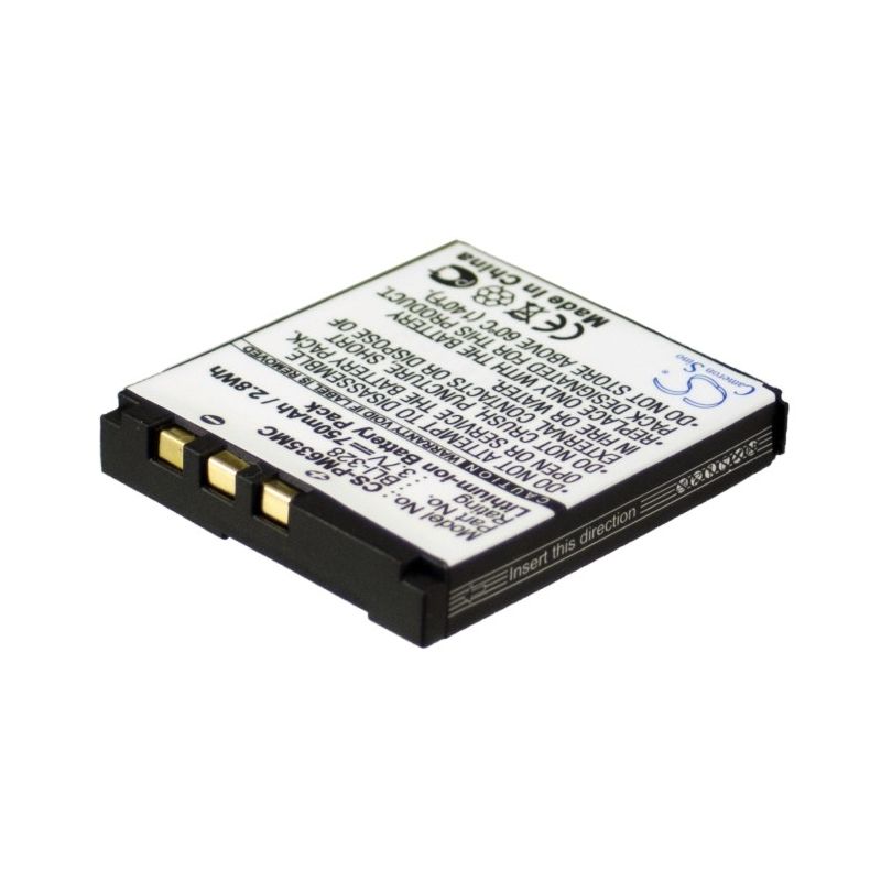 Li-ion Battery fits Ge, A830, Polaroid, M630 3.7V, 750mAh Home Electronics Cameron Sino Technology Limited (Suspended)