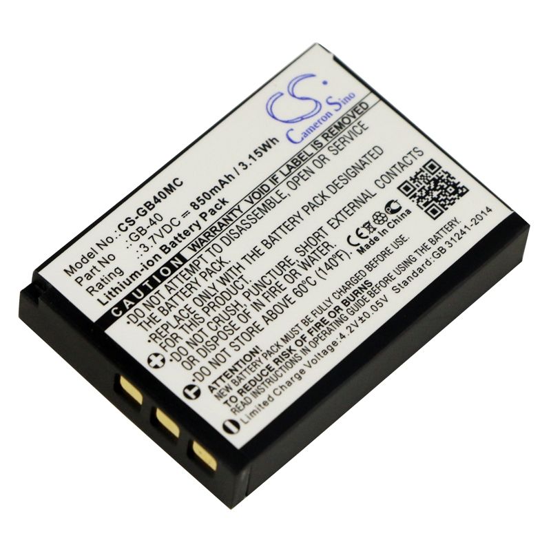 Li-ion Battery Fits Ge, E1030, E1040, E1050tw 3.7v, 850mah Home Electronics Cameron Sino Technology Limited