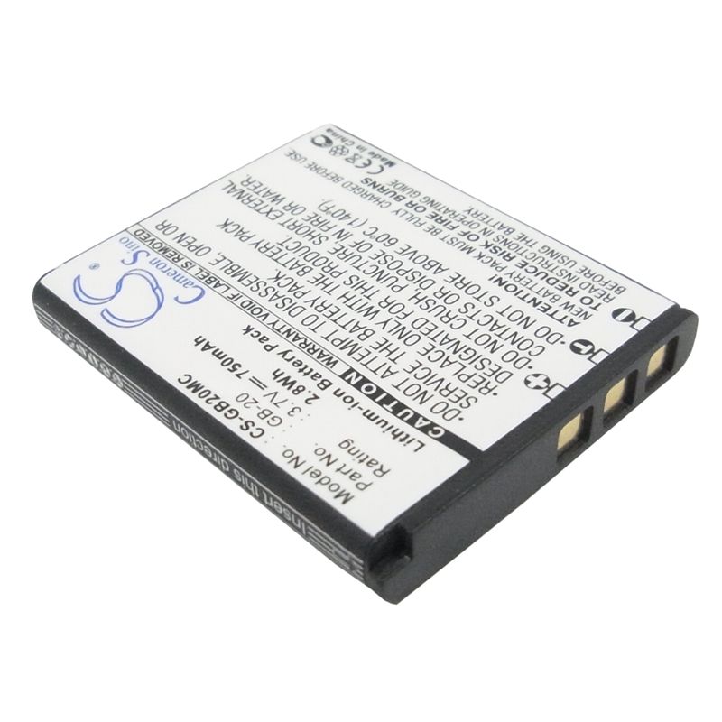 Li-ion Battery fits Ge, E840s, G1, G2 3.7V, 750mAh Home Electronics Cameron Sino Technology Limited