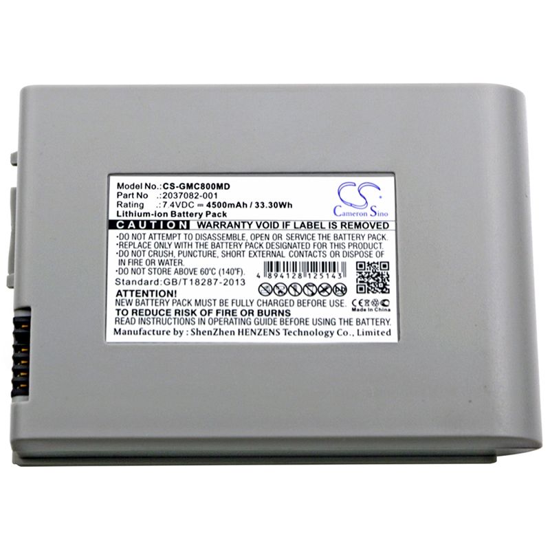 Li-ion Battery fits Ge, Mac 800, Mac800, 7.4V, 4500mAh Medical Cameron Sino Technology Limited