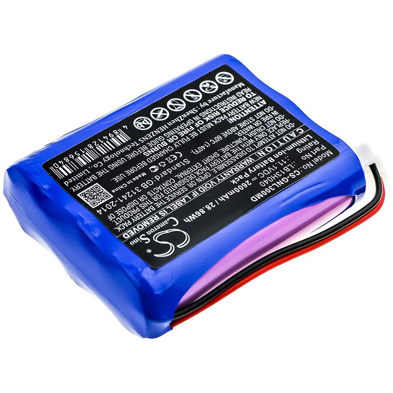 Li-ion Battery fits General, G3h, G3hi30028-1 11.1V, 2600mAh Medical Cameron Sino Technology Limited