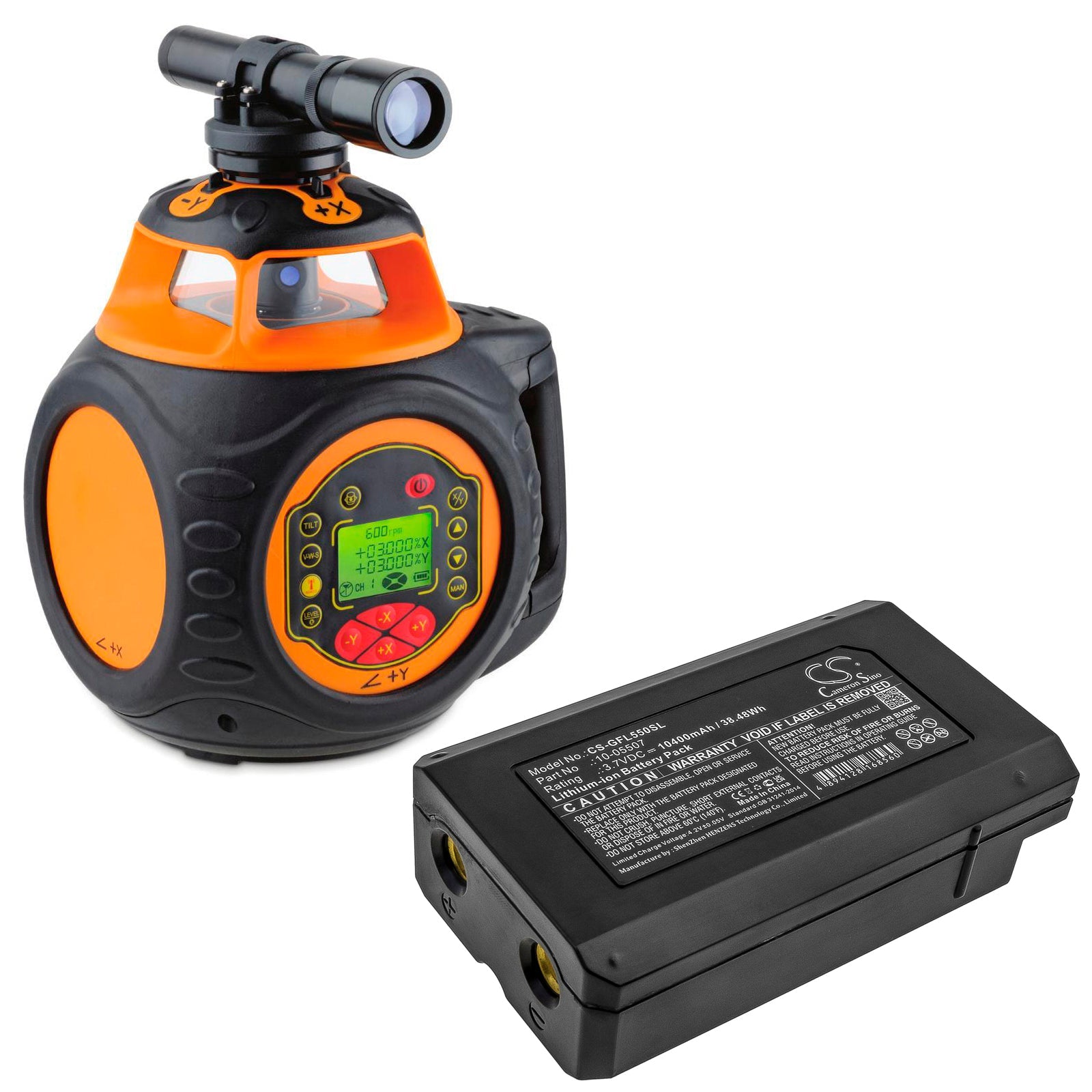 Li-ion Battery fits Geo-fennel, Fl 500, Fl 550, Flg 500 3.7V, 10400mAh Equipment & Survey & Test Cameron Sino Technology Limited