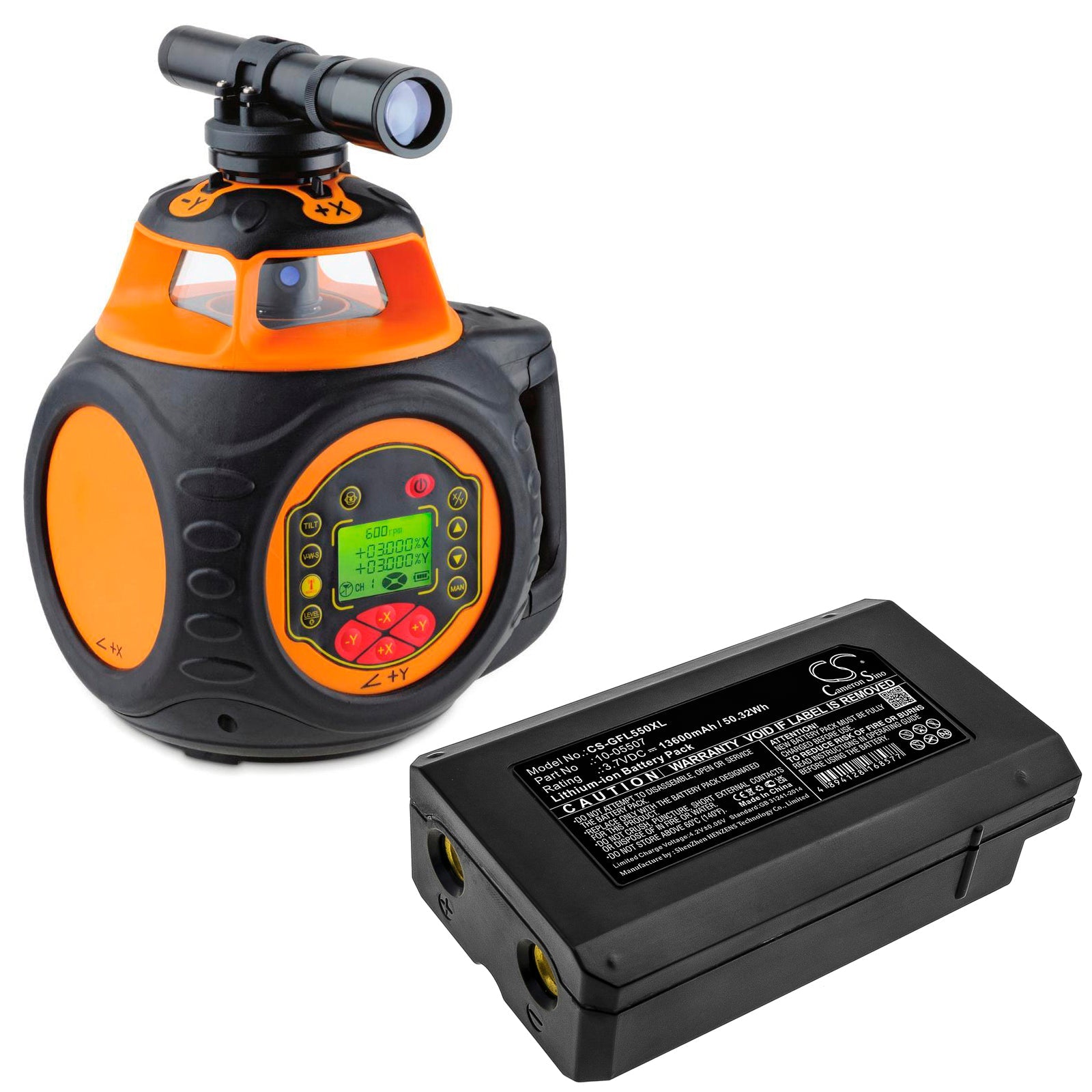 Li-ion Battery fits Geo-fennel, Fl 500, Fl 550, Flg 500 3.7V, 13600mAh Equipment & Survey & Test Cameron Sino Technology Limited