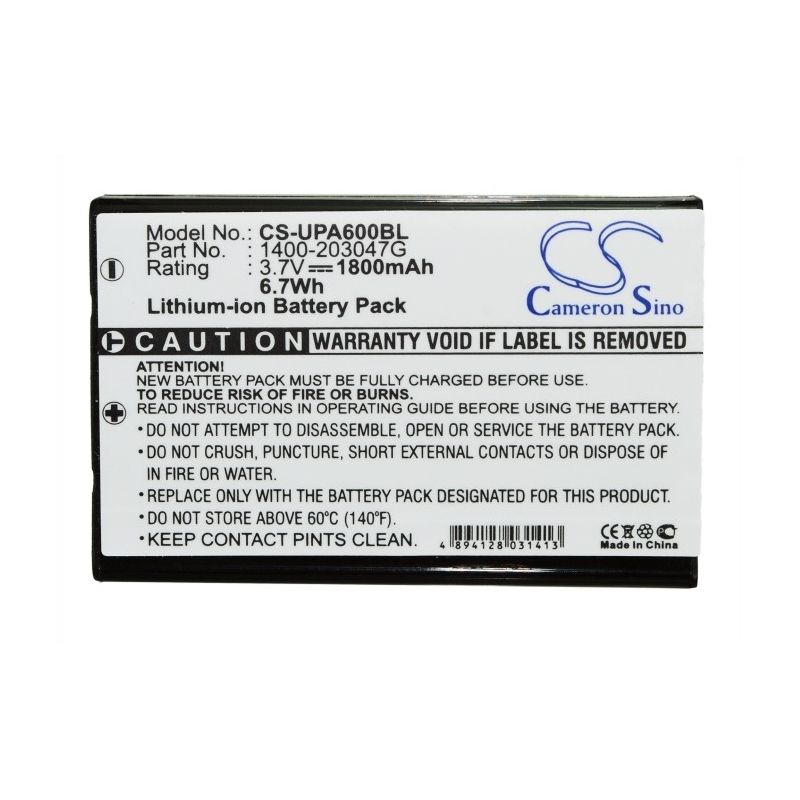 Li-ion Battery Fits Gicom, Gc9600, Lk9100, Lk9150 3.7v, 1800mah Barcode Scanner Cameron Sino Technology Limited