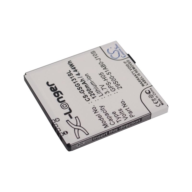 Li-ion Battery fits Gigabyte, gsmart g1310, gsmart g1315, gsmart g1317 3.7V, 1200mAh Communications Cameron Sino Technology Limited (Suspended)