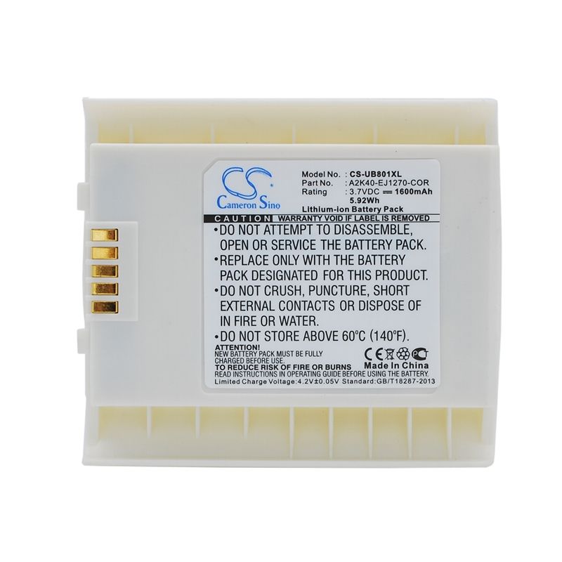 Li-ion Battery fits Gigabyte, gsmart i300 3.7V, 1600mAh Communications Cameron Sino Technology Limited (Suspended)