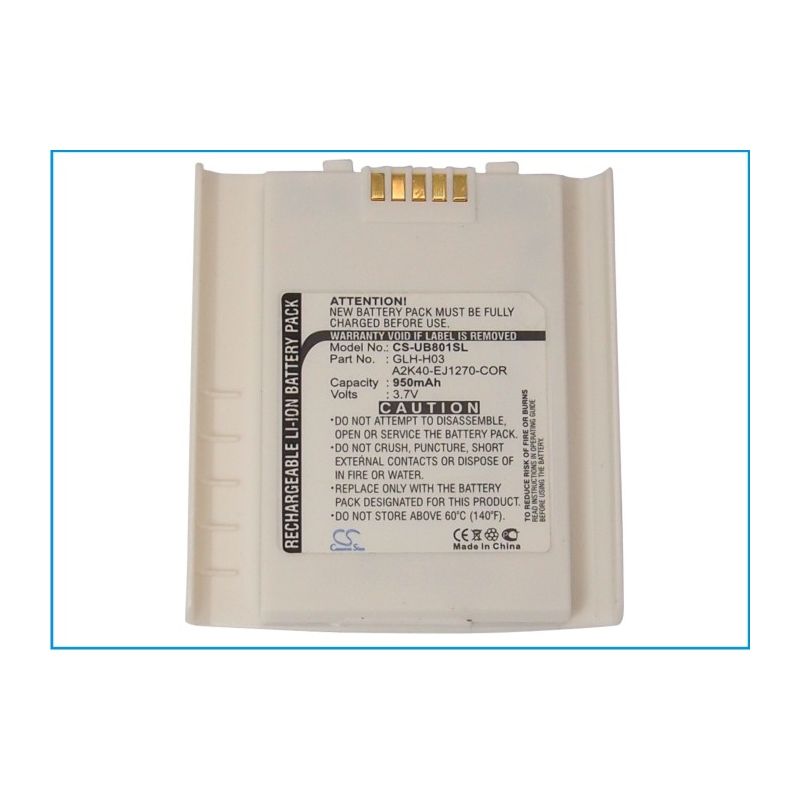 Li-ion Battery fits Gigabyte, gsmart i300 3.7V, 950mAh Communications Cameron Sino Technology Limited (Suspended)