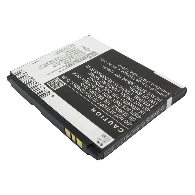 Li-ion Battery fits Gionee, c900, d500, gn105 3.7V, 1350mAh Mobile & SmartPhone Cameron Sino Technology Limited