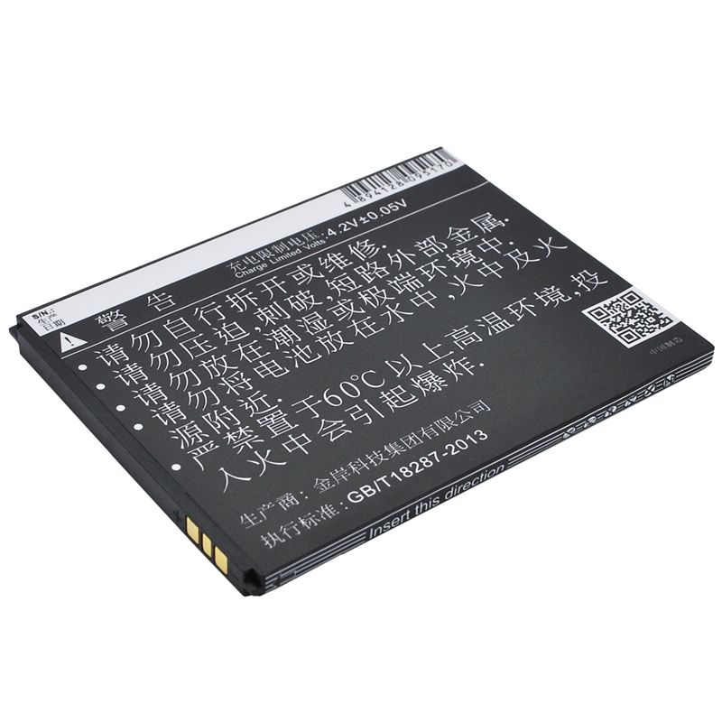 Li-ion Battery fits Gionee, gn151 3.7V, 1550mAh Mobile & SmartPhone Cameron Sino Technology Limited