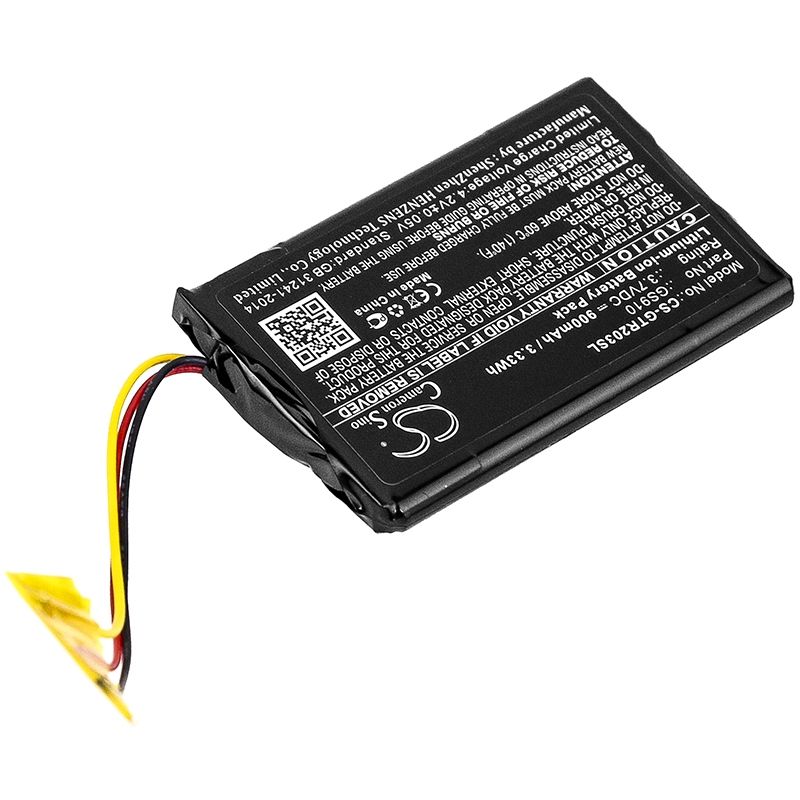 Li-ion Battery fits Globalsat, Tr-203 3.7V, 900mAh GPS & Navigator Cameron Sino Technology Limited