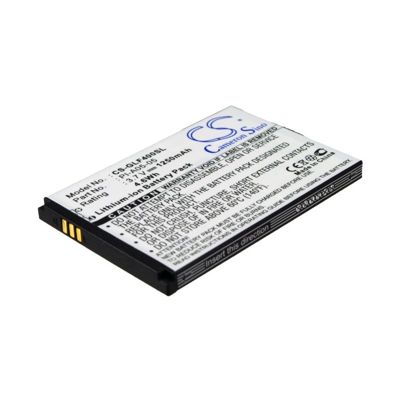 Li-ion Battery Fits Golf Buddy, Buddy World, Dsc-gb400, World Color 3.7v, 1250mah GPS & Navigator Cameron Sino Technology Limited