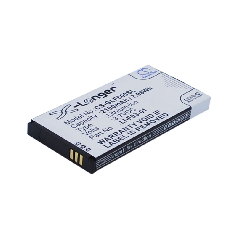 Li-ion Battery Fits Golf Buddy, Dsc-gb600, Gb3-pt4, Platinum 4 3.7v, 2100mah GPS & Navigator Cameron Sino Technology Limited