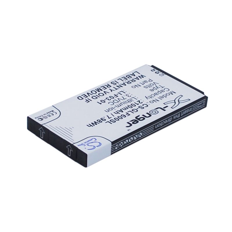 Li-ion Battery Fits Golf Buddy, Dsc-gb600, Gb3-pt4, Platinum 4 3.7v, 2100mah GPS & Navigator Cameron Sino Technology Limited