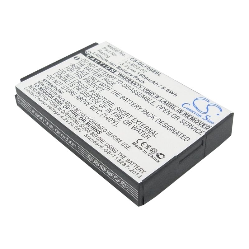 Li-ion Battery Fits Golf Buddy, Gb3, Platinum, Platinum Range Finder 3.7v, 1500mah GPS & Navigator Cameron Sino Technology Limited