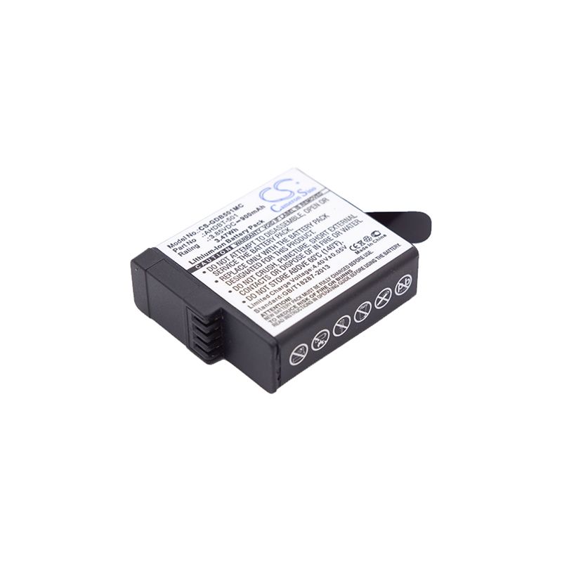 Li-ion Battery fits Gopro, 601-10197-00, Aabat-001, Aabat-001-as 3.85V, 900mAh Camera Cameron Sino Technology Limited